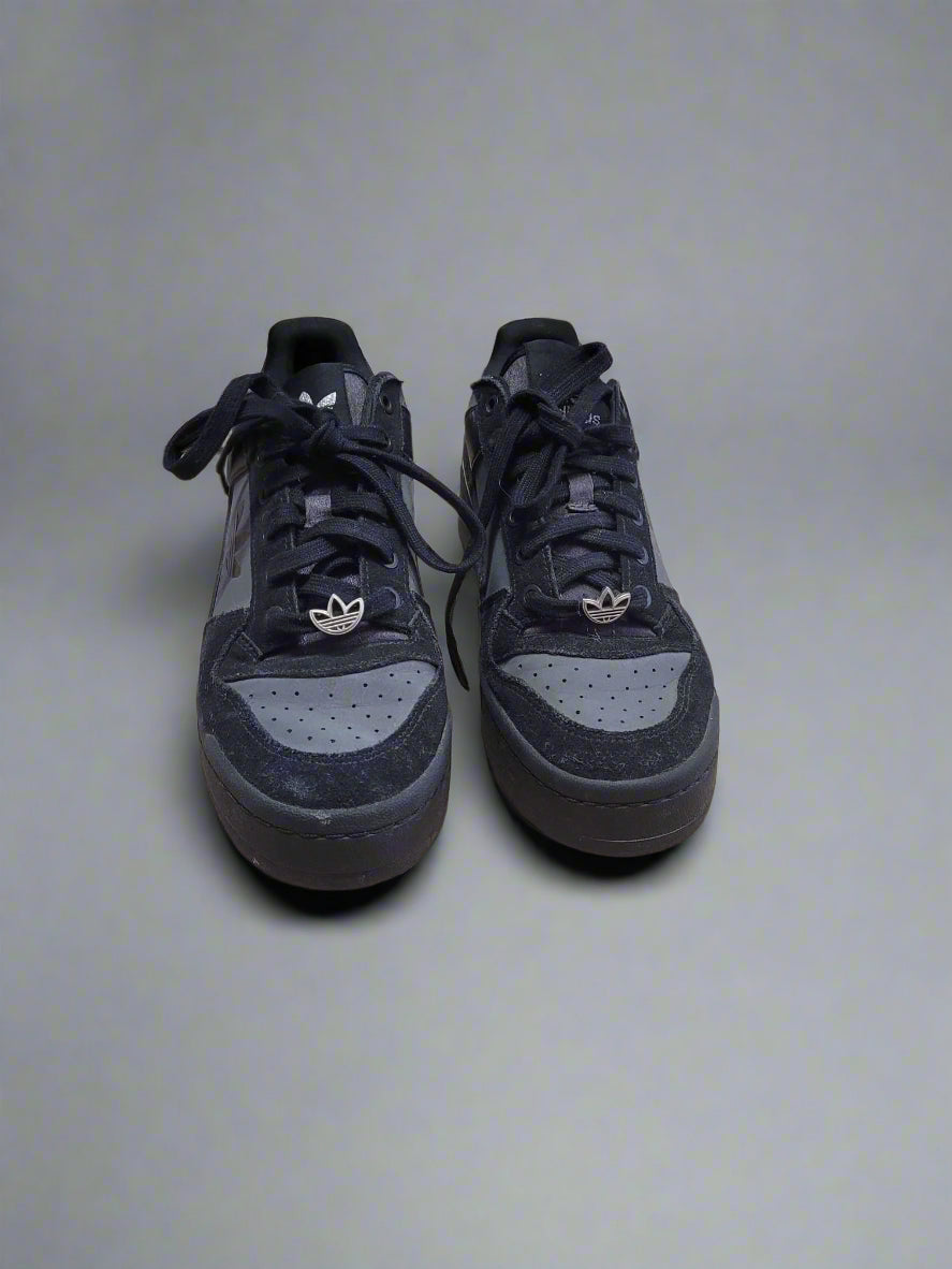 Low Adidas Men's Size UK 6 Black Skater Suede/Leather Shoes