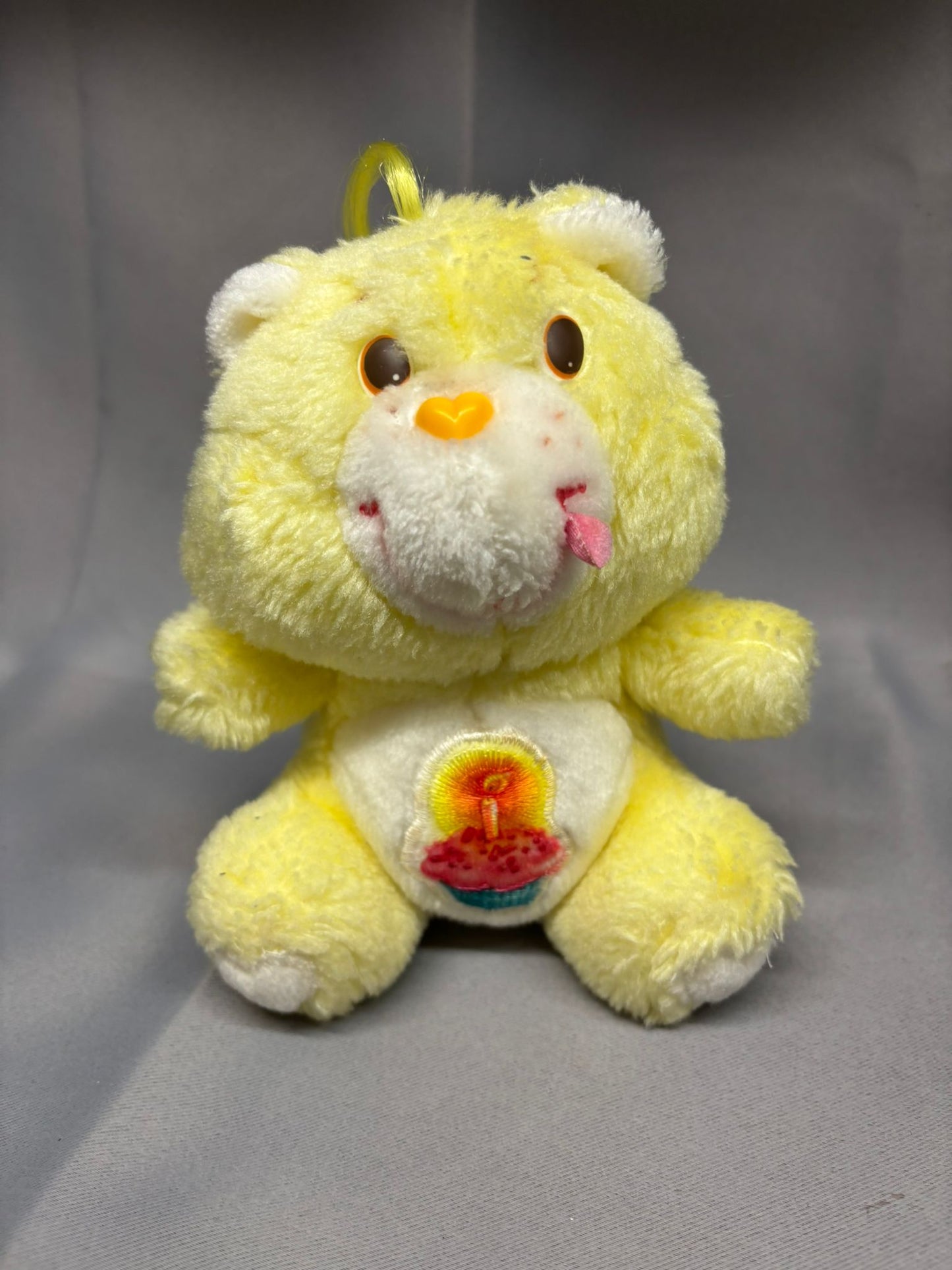 Vintage Original 1980's Care Bear 8" Birthday Bear Plush Pre-love
