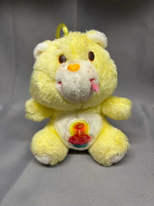 Vintage Original 1980's Care Bear 8" Birthday Bear Plush Pre-love