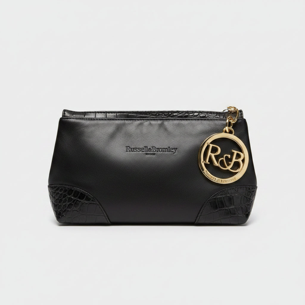Russell and Bromley Black Cutch Bag - Good Used Condition
