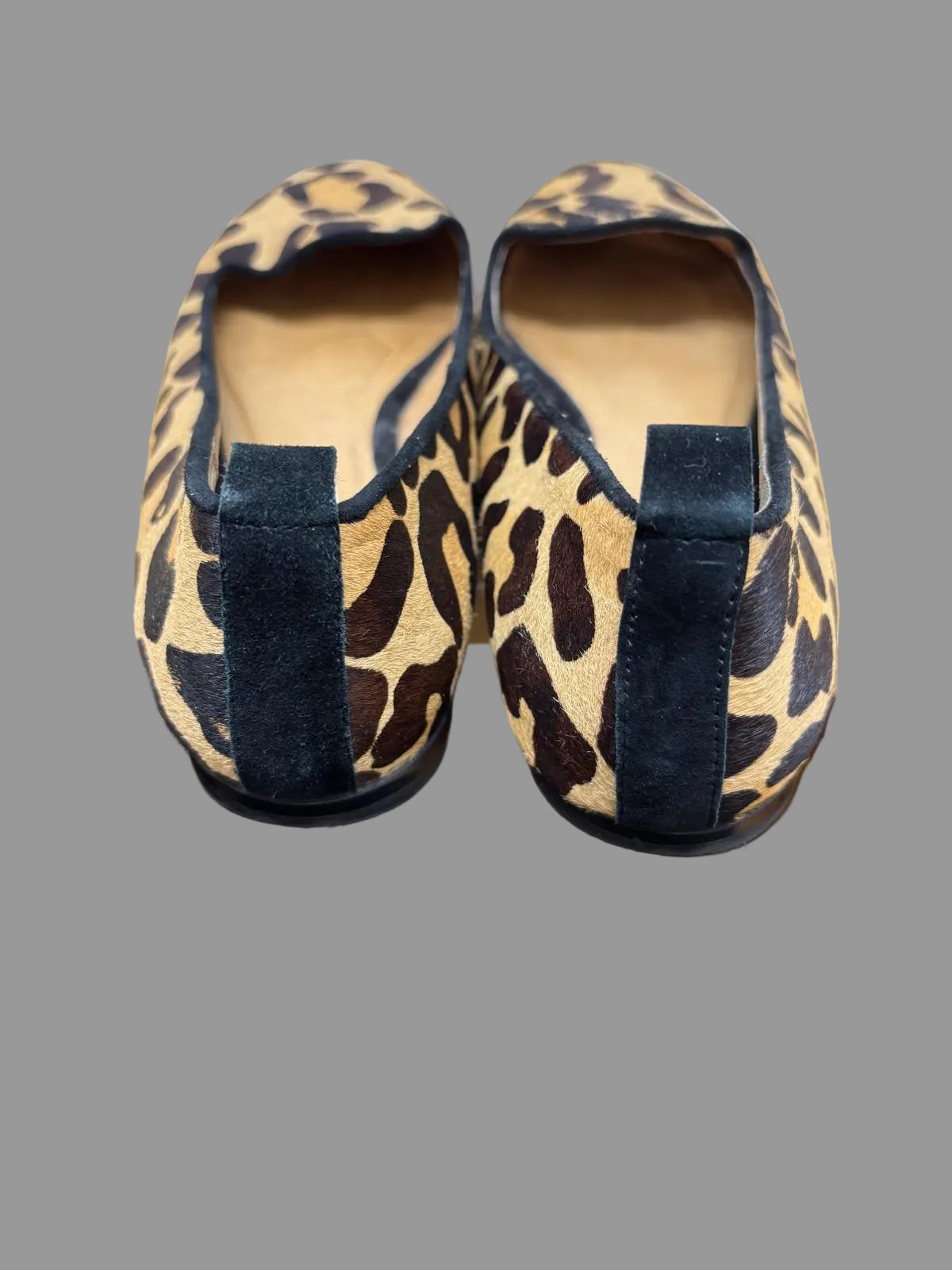 OFFICE animal print ladies ballet flats -USED UK SIZE 7