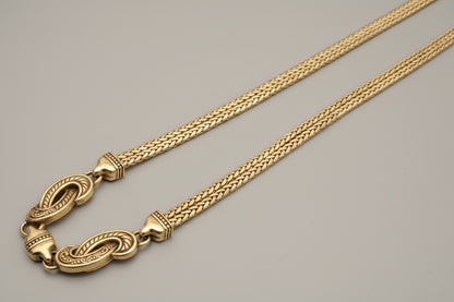 Brighton Silver Tone Waist-Belt Chain Dangle Chain Charm - Size Small
