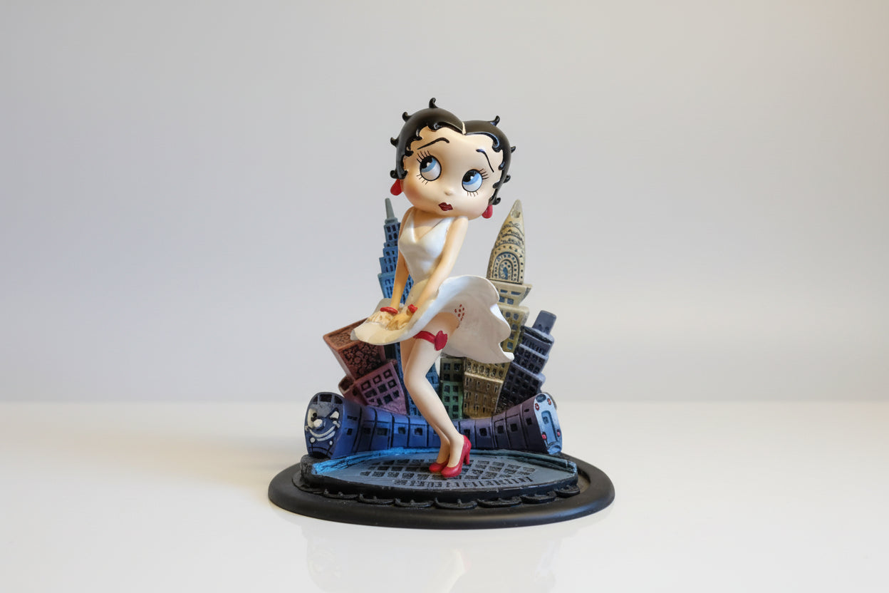 Betty Boop Cool Breeze Hand-painted Sculpture Limited Edition 1996 - GOOD USED CONDITION