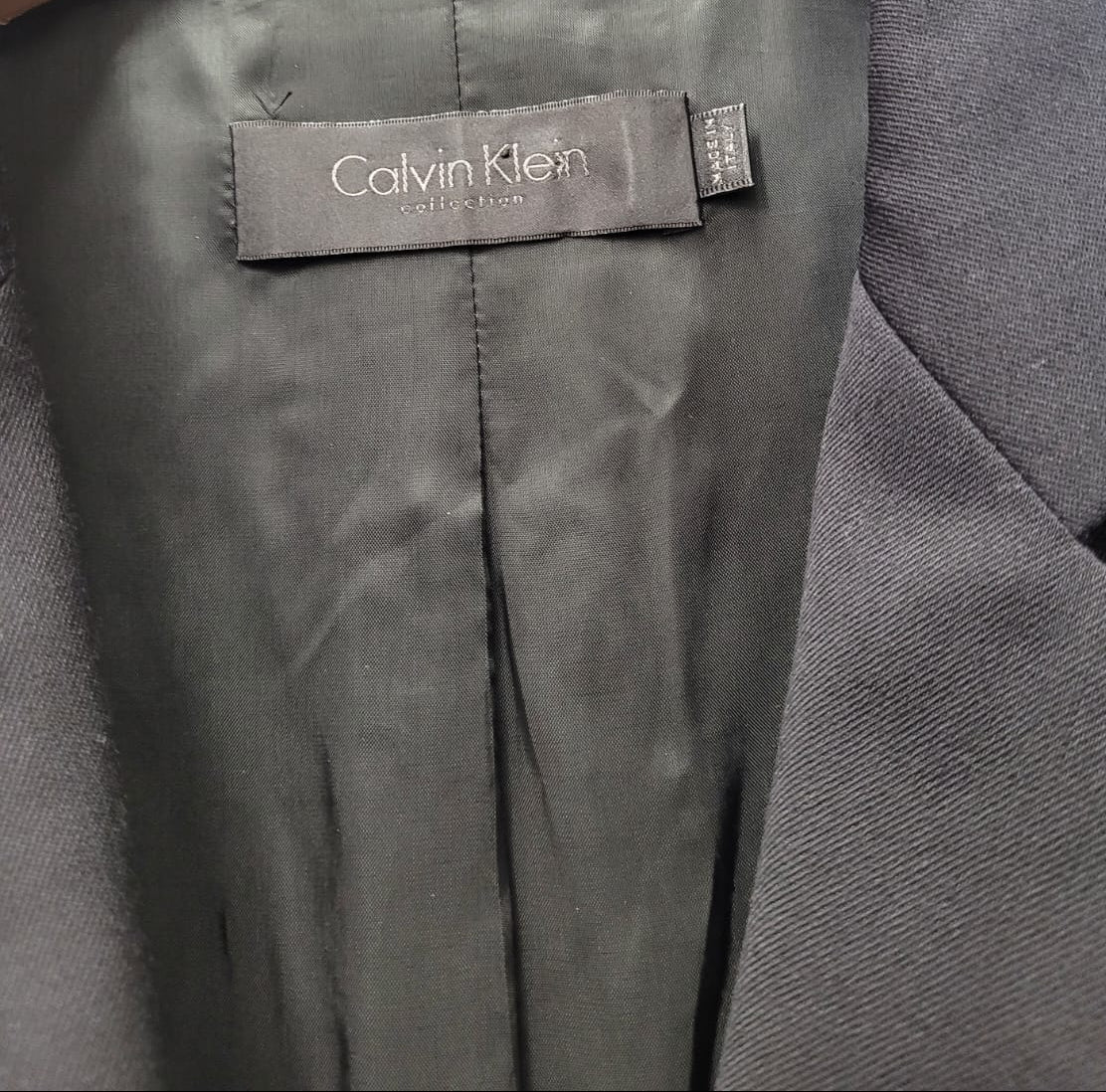 BNWT Calvin Klein Black Blazer (S) UK 8 EU 36 Jacket Double Breasted - NEW