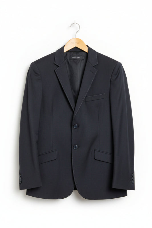 BNWT Calvin Klein Black Blazer (S) UK 8 EU 36 Jacket Double Breasted - NEW