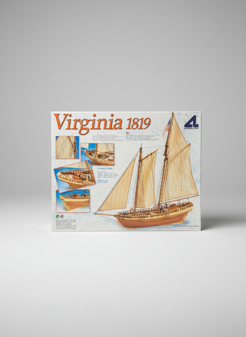 Artesania Latina Virginia 1819 wooden Construction Kit Scale 1:41 Complete