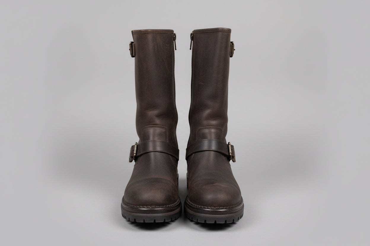 Osprey London 'The Quartz' Ladies Leather Biker Boots UK Size 7 EU 40 - GOOD USED CONDITION