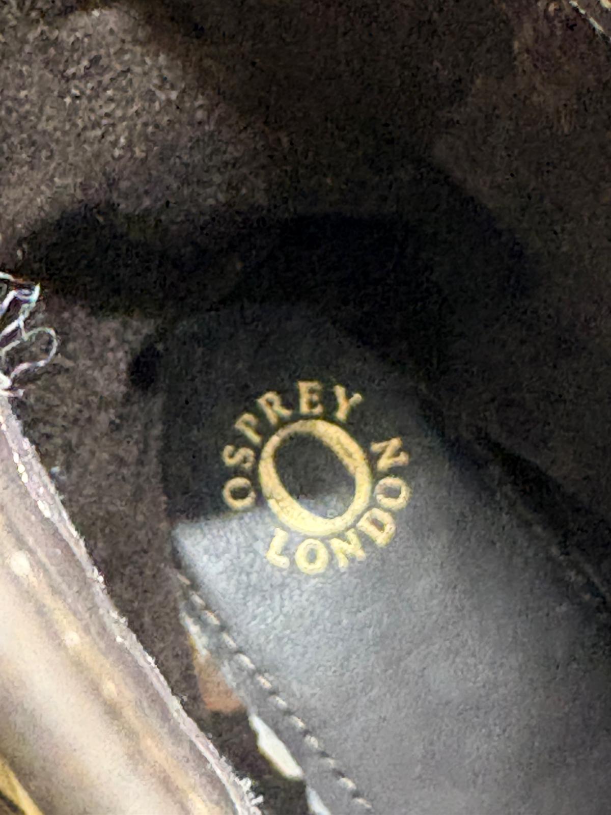 Osprey London 'The Quartz' Ladies Leather Biker Boots UK Size 7 EU 40 - GOOD USED CONDITION