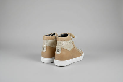 'Wolky' Gold Lace-Up Trainer Ankle Boots UK 4 EU 37