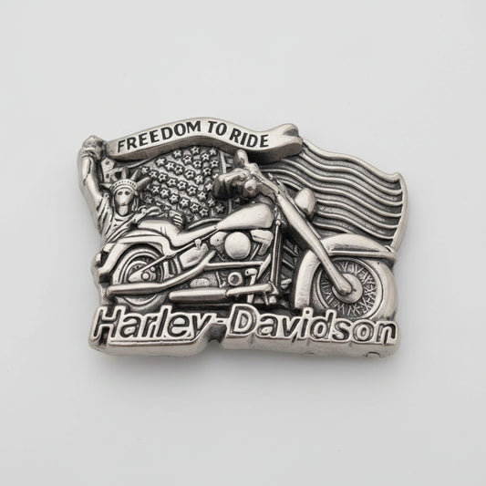 Harley Davidson 1991 Vintage Freedom To Ride Belt Buckle