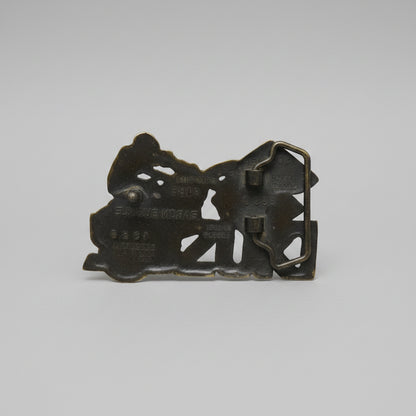 Suzuki Motorbike Brass Baron Belt Buckle