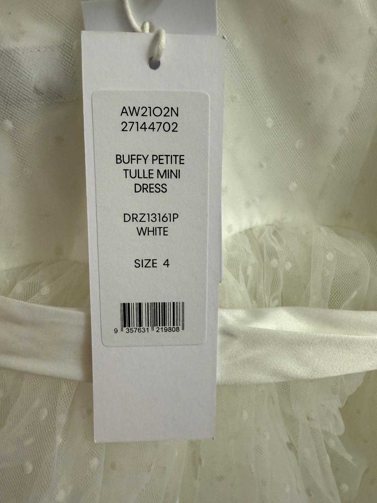 BNWT Forever New Buffy Petite Tulle Mini Dress UK 4 EU 32 Party Dress