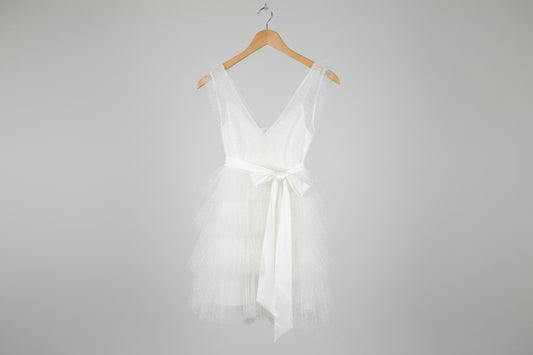 BNWT Forever New Buffy Petite Tulle Mini Dress UK 4 EU 32 Party Dress