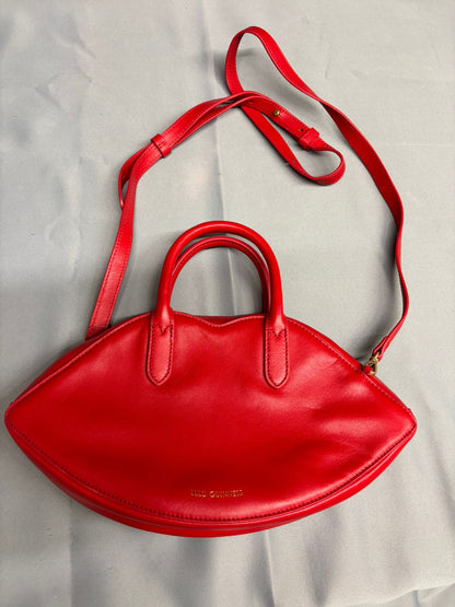 Lulu Guinness Red Lip Shoulder Bag Dustbag