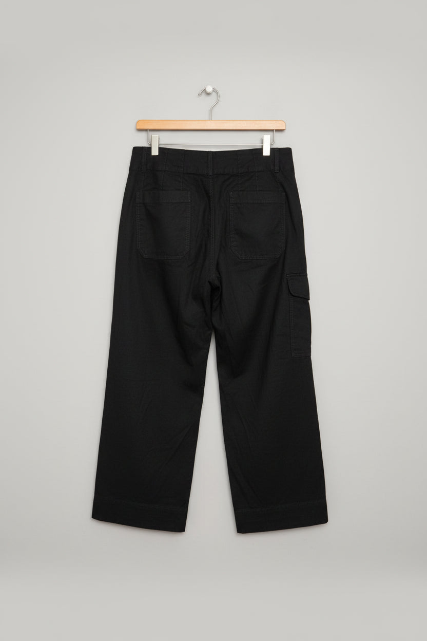 Maeve Anthropologie Black Cargo Trousers Size 31 - The Colette