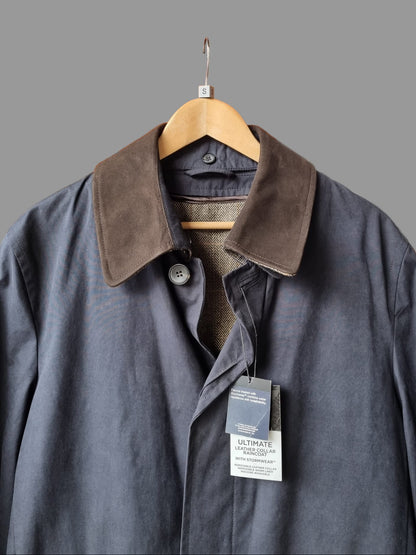 Marks and Spencer leather collar rain coat