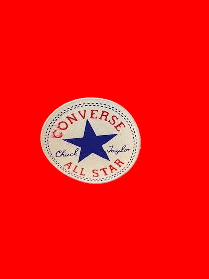 Converse All Star Red Lace-Up High-Tops UK 9