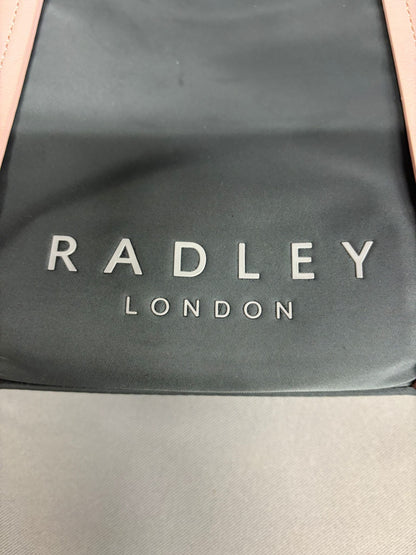 Radley Grey and Pink Crossbody Nylon Bag Excellent Used Condition