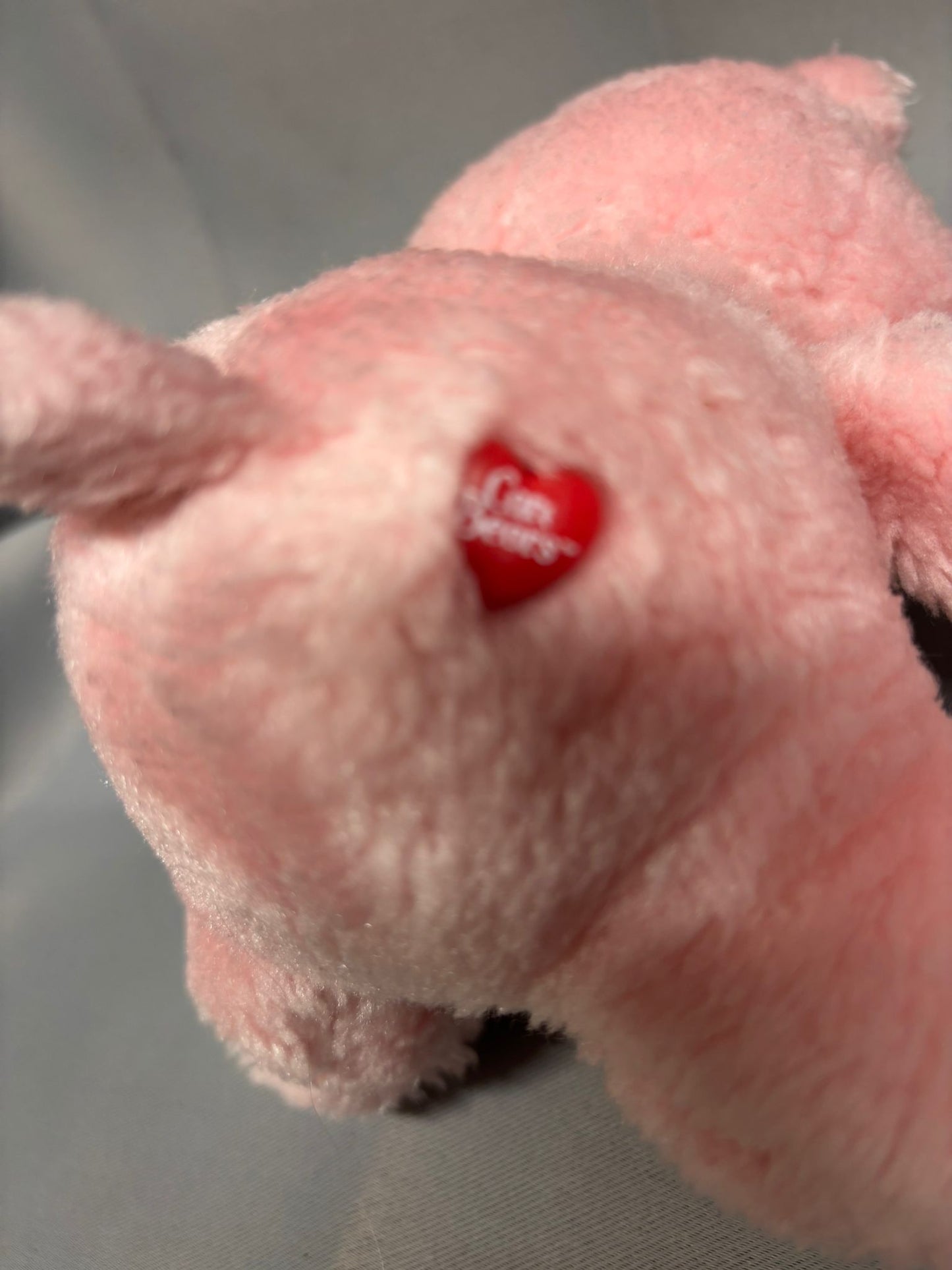 Vintage Original 1980's Care Bear 8" Love-a-Lot Plush Pre-love