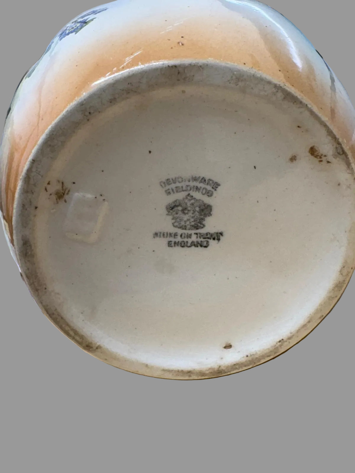 Devonware Floral and Bird Biscuit Barrel - Top Handle - Decorative - GOOD USED CONDITION