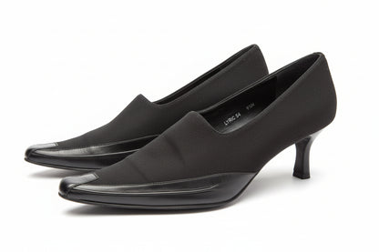 Donald J Pliner size 9.5 black pointy shoes
