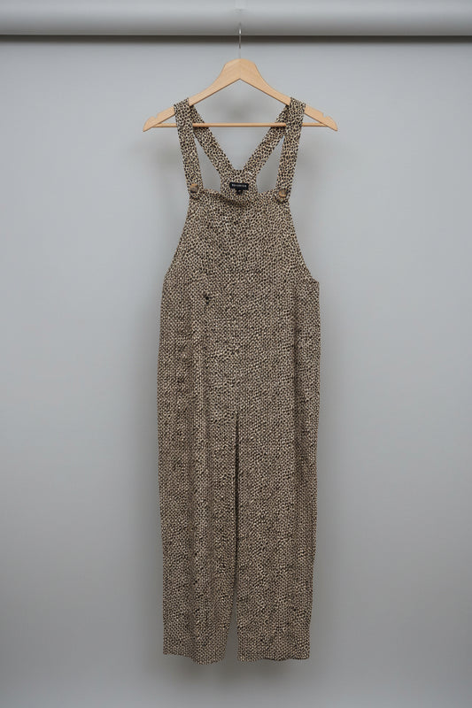 WHISTLES LEOPARD PRINT RITA DUNGAREES UK 12 EU 40