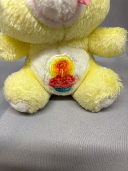 Vintage Original 1980's Care Bear 8" Birthday Bear Plush Pre-love