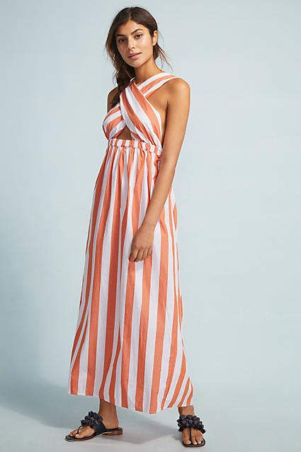 NEW Mara Hoffman Rosario Striped Dress