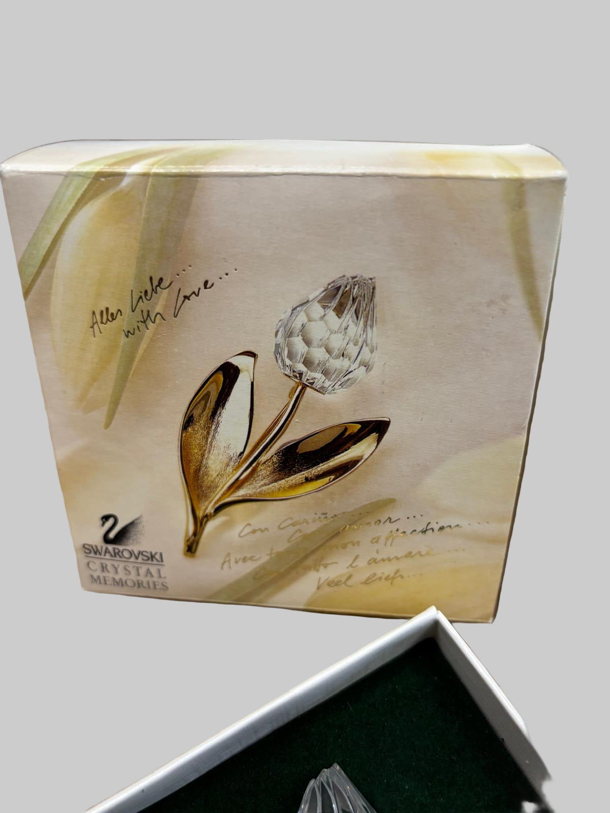 Swarovski Crystal Memories Tulip Brooch Boxed