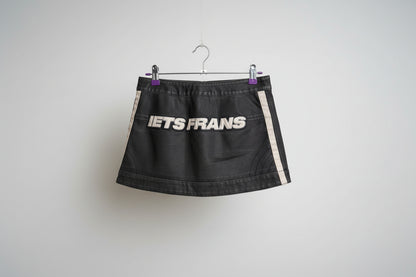 Urban Outfitters Iets Frans Motorcross Vegan Leather mini skirt SIZE EX SMALL