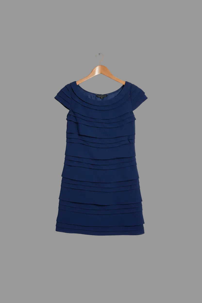 French Connection Cobalt Blue Shift Dress - USED/GOOD  UK SIZE 6