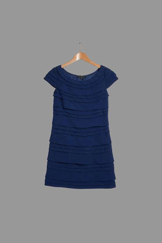 French Connection Cobalt Blue Shift Dress - USED/GOOD  UK SIZE 6