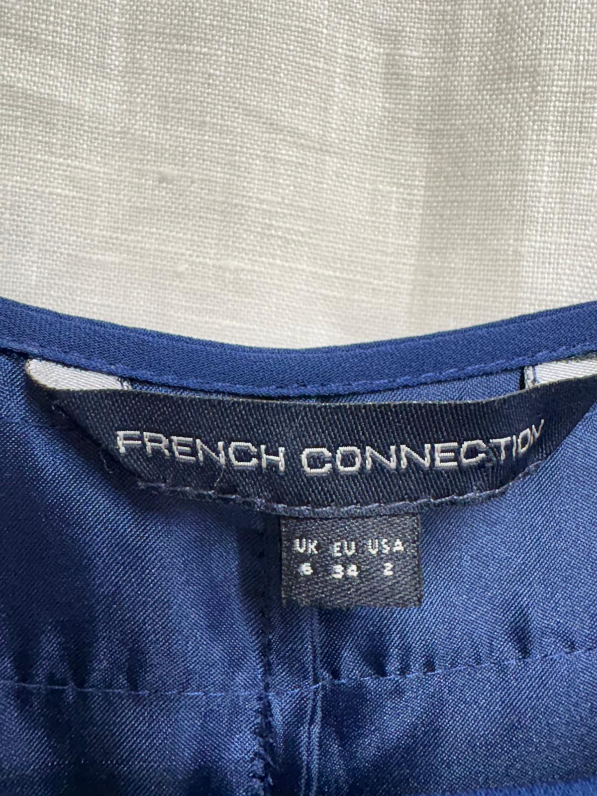 French Connection Cobalt Blue Shift Dress - USED/GOOD  UK SIZE 6