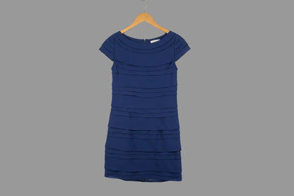 French Connection Cobalt Blue Shift Dress - USED/GOOD  UK SIZE 6