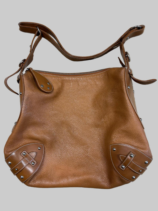 Furla Tan Leather Shoulder Bag
