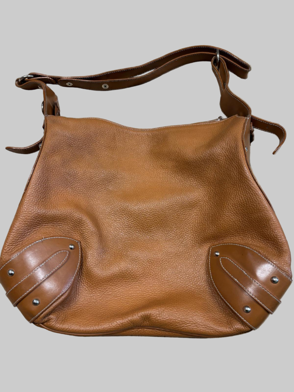 Furla Tan Leather Shoulder Bag