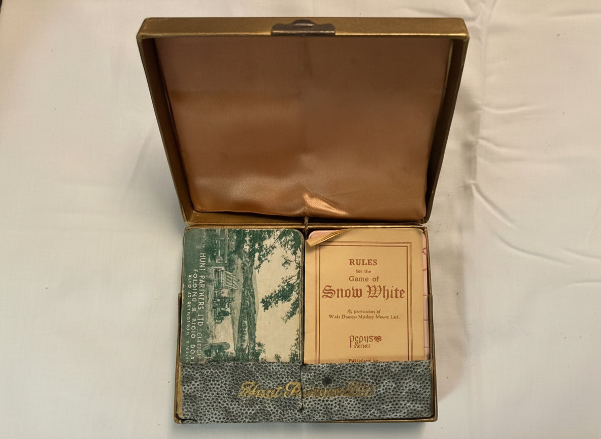 Vintage Shargreen Card Game Box-Set Antique Snow White Card Game