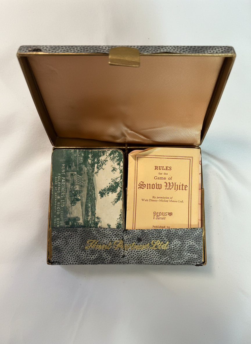 Vintage Shargreen Card Game Box-Set Antique Snow White Card Game
