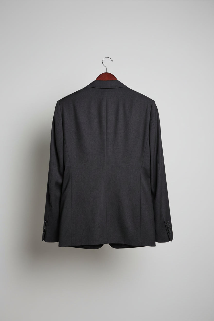 BNWT Calvin Klein Charcoal Grey Black Blazer (S) UK 8 EU 36 Jacket Double Breasted - NEW