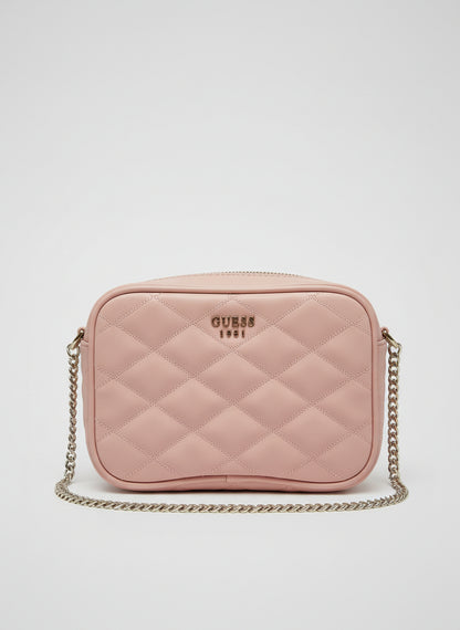 GUESS Sweet Candy Crossbody Bag Quilted Chain Strap
