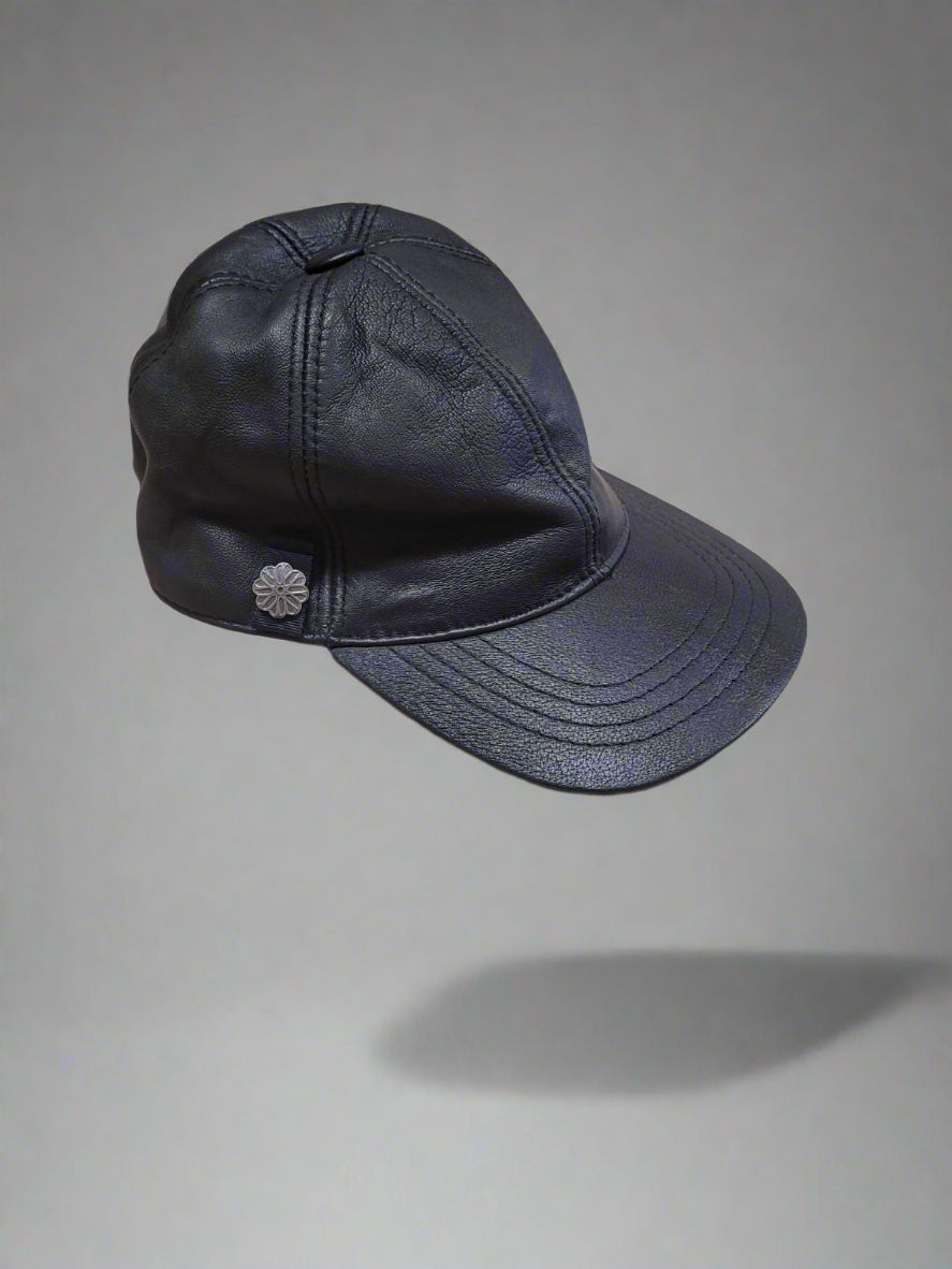 Jenny Roberts Millinery Black Leather Ladies Hat