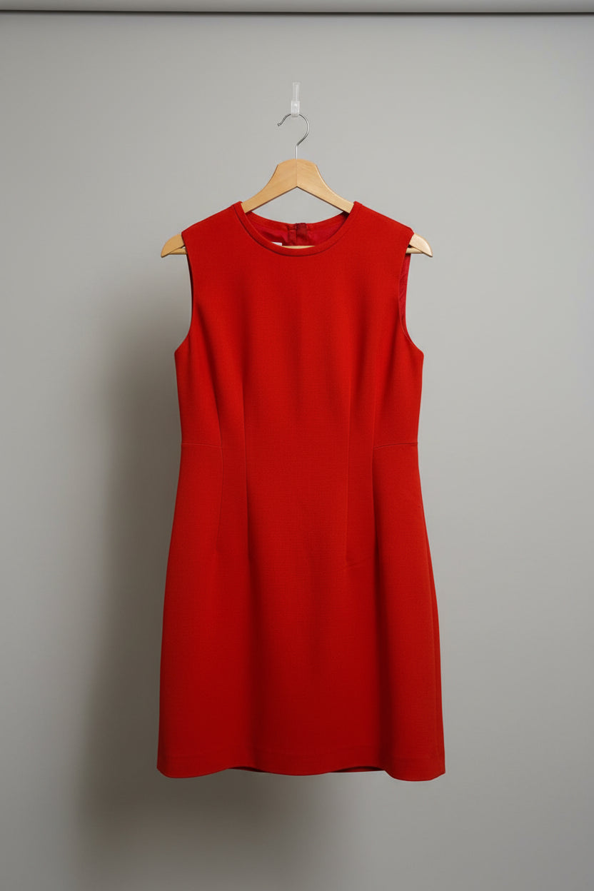 Hobbs London Orange Shift Dress UK SIZE 12 EU 40 - Fit & Flare - Good Used Condition - VGC