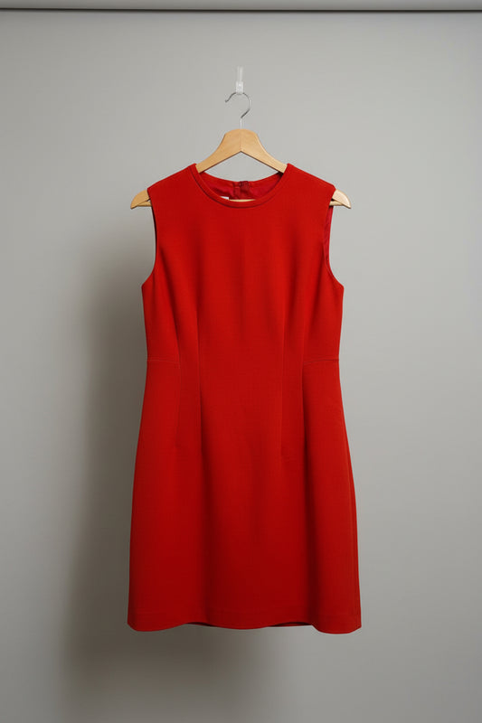 Hobbs London Orange Shift Dress UK SIZE 12 EU 40 - Fit & Flare - Good Used Condition - VGC