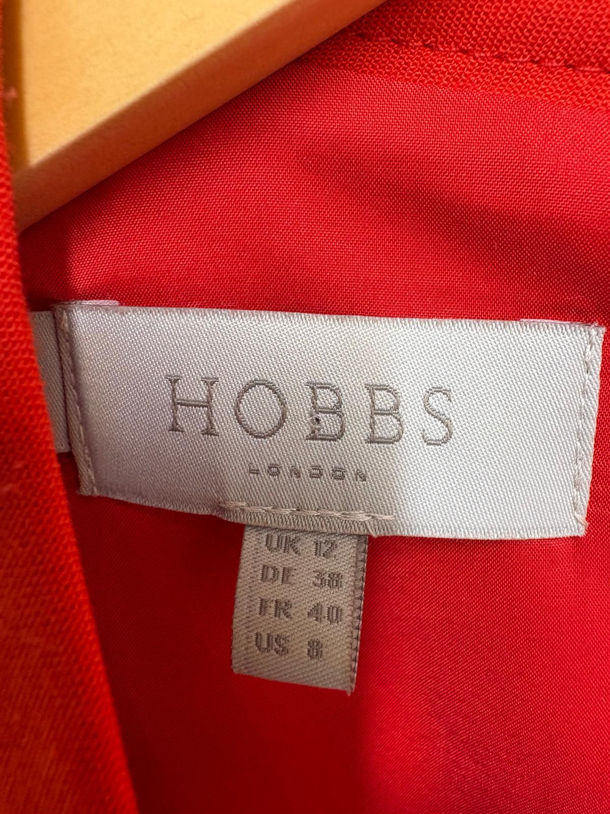 Hobbs London Orange Shift Dress UK SIZE 12 EU 40 - Fit & Flare - Good Used Condition - VGC