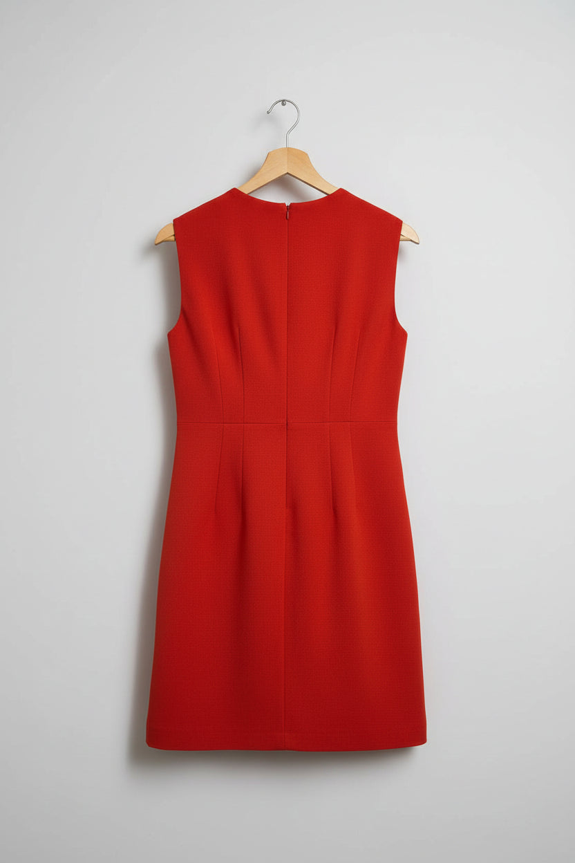 Hobbs London Orange Shift Dress UK SIZE 12 EU 40 - Fit & Flare - Good Used Condition - VGC