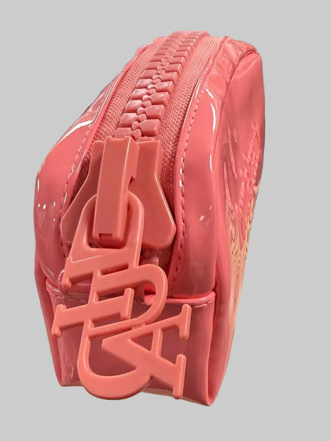 Huda Beauty Pink Large Zip - Make Up Cosmetic Bag