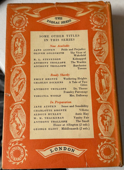 Jane Eyre by Charlotte Brontë - Vintage Zodiac Press Hardback - 100% to charity - GOOD USED CONDITION