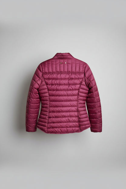 Joules Raspberry Red Padded Coat Jacket - UK 12 EU 40 Zipped Cosy Warm