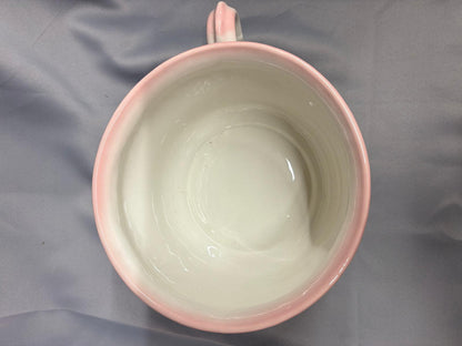 James Kent White Floral Ceramic Bed Pan Potty - Vintage