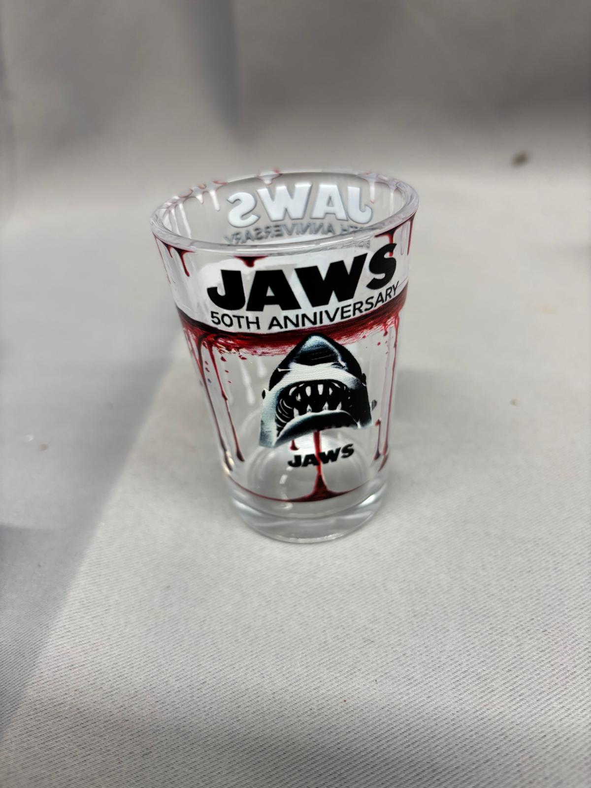 Jaws x 2 Pair 50th Anniversary Collectible Glasses